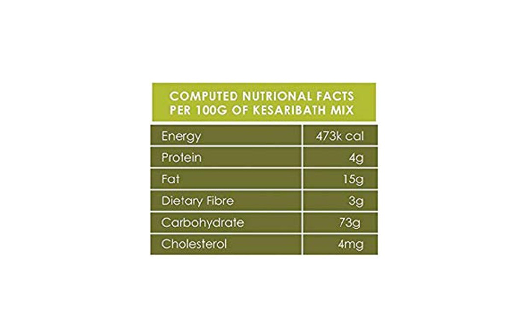 Forgotten Foods Little Millet Madurai Kesaribath    Pack  400 grams